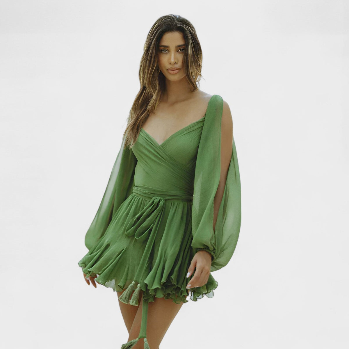 Vestido Leão Dourado