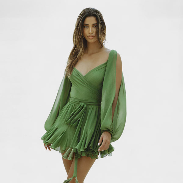 Vestido Leão Dourado