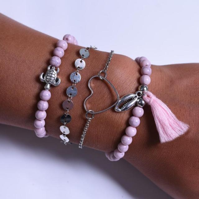 Leocádia | Conjunto de 5 Pulseiras
