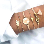Leocádia | Conjunto de 5 Pulseiras