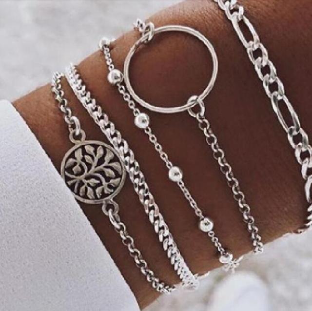 Leocádia | Conjunto de 5 Pulseiras