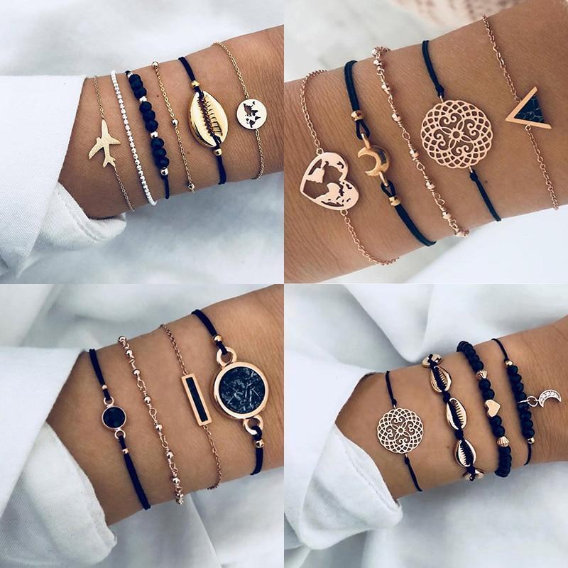 Leocádia | Conjunto de 5 Pulseiras