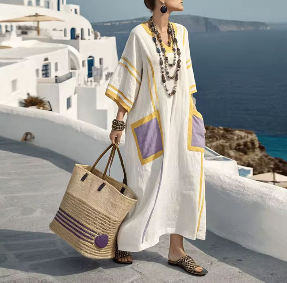 Vestido Longo Elegante Mary para um Look de Verão Estiloso