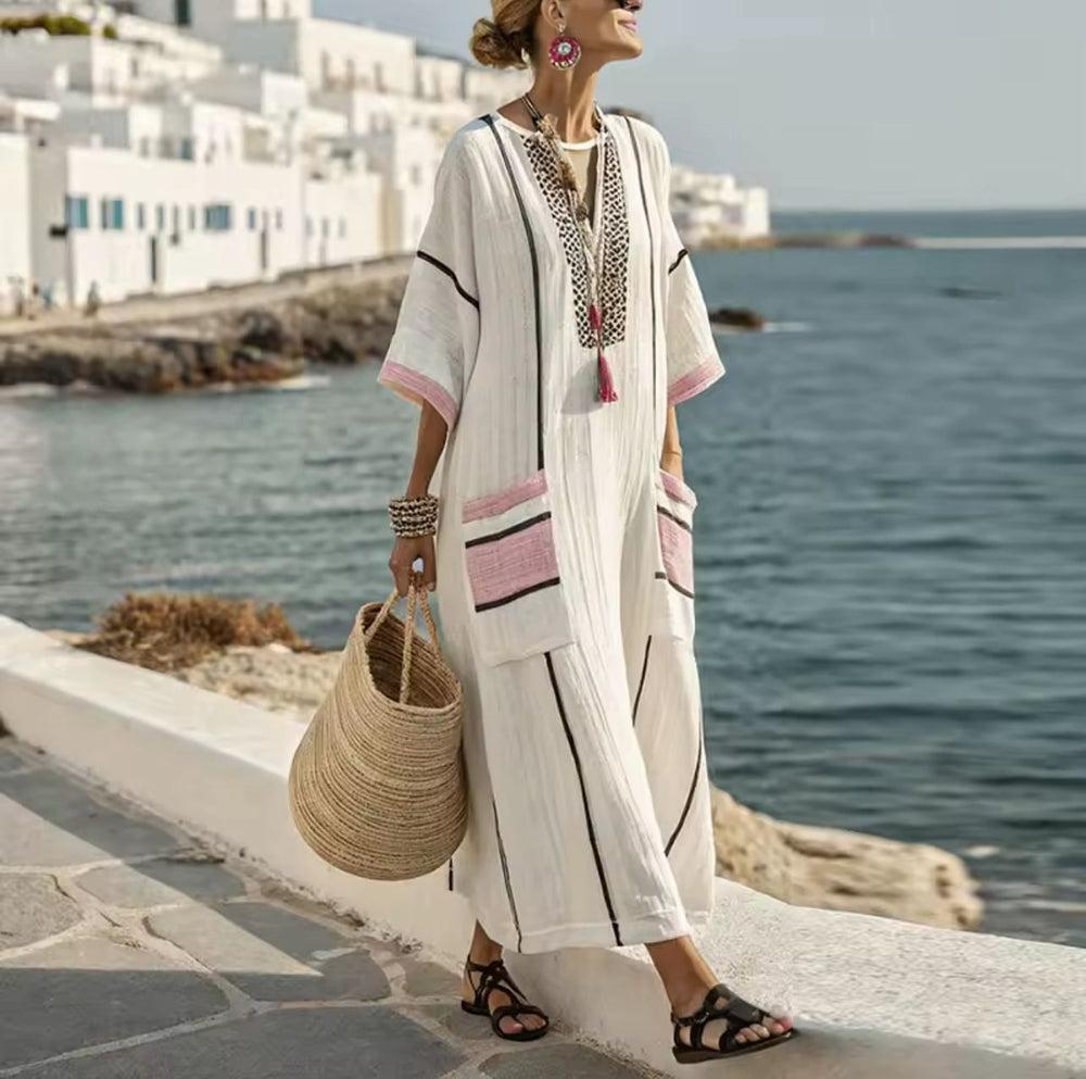 Vestido Longo Elegante Mary para um Look de Verão Estiloso
