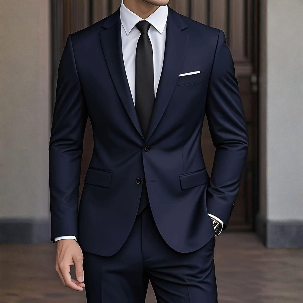 Rui | Moška obleka slim fit, dvodelna, sodoben kroj
