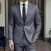 Rui | Moška obleka slim fit, dvodelna, sodoben kroj