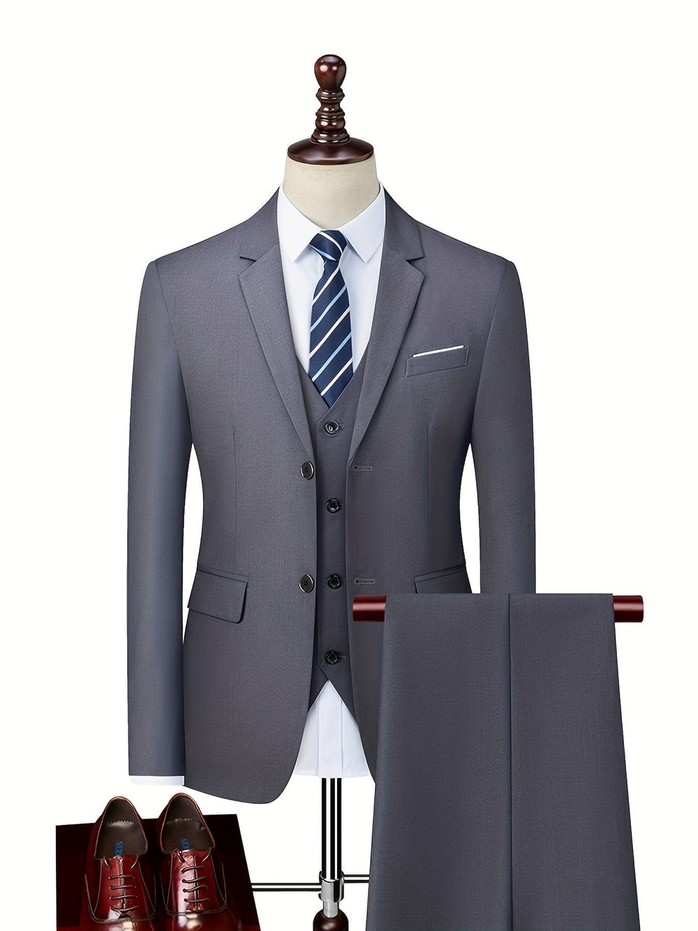 Rui | Moška obleka slim fit, dvodelna, sodoben kroj