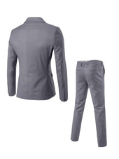 Rui | Moška obleka slim fit, dvodelna, sodoben kroj