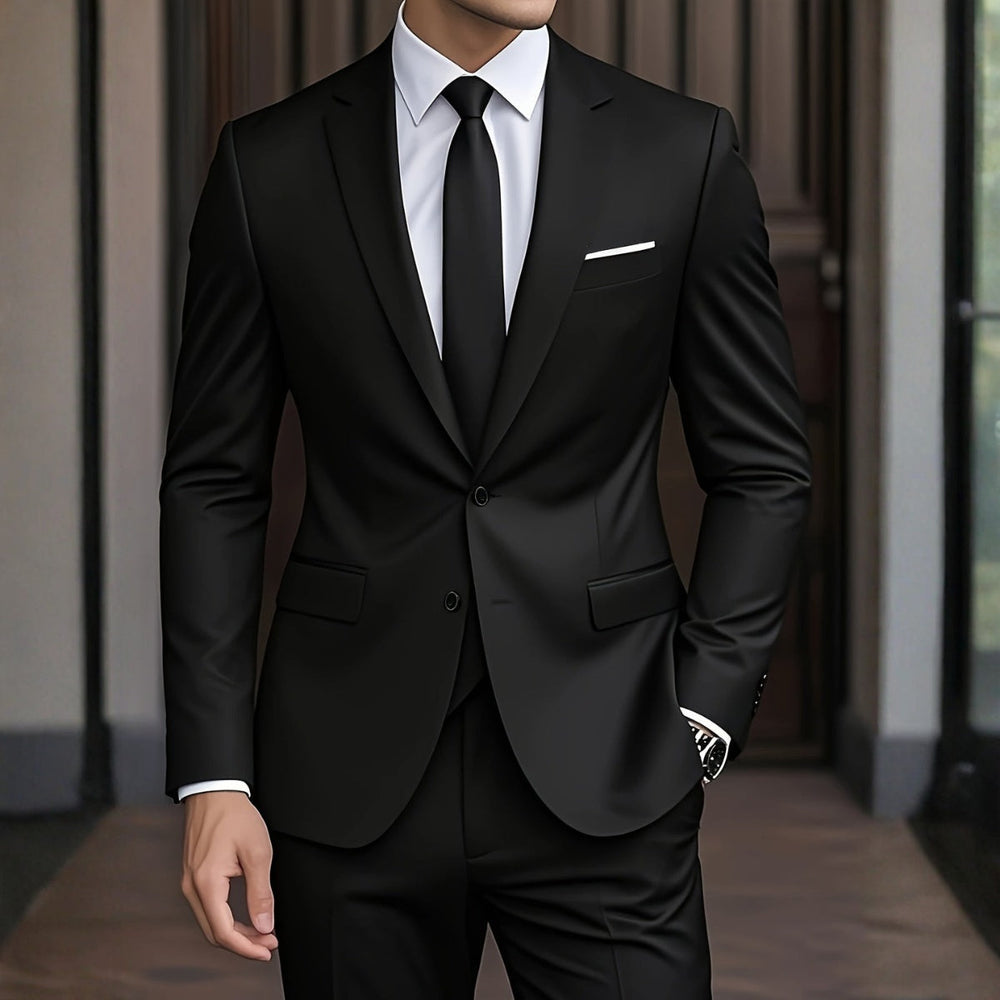 Rui | Moška obleka slim fit, dvodelna, sodoben kroj