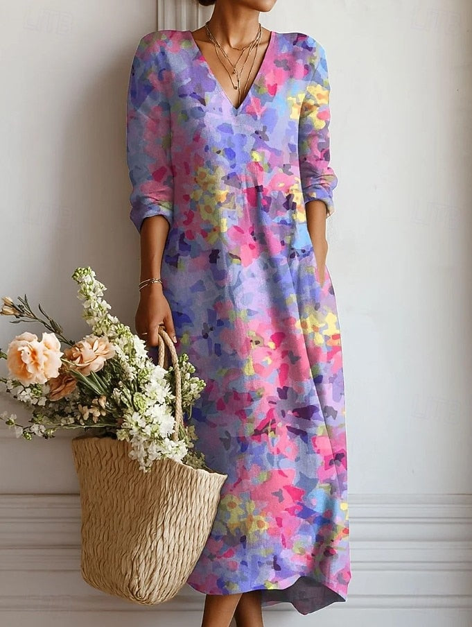 Andrea – Dolga boho obleka