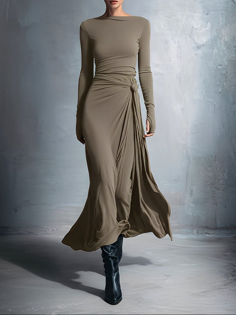 Mariana | Vestido Maxi com Laço Lateral
