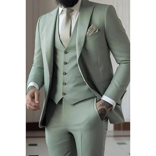 Vasco | Fato Masculino de Três Peças, Smoking Slim Fit