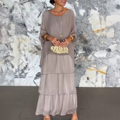 Lara – Vestido longo fluido elegante