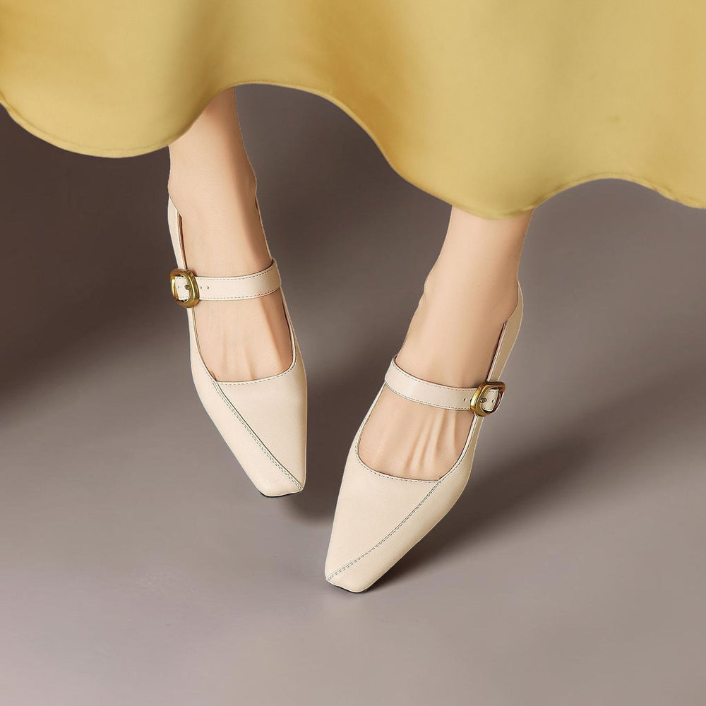 Cristina | Sapatos Mary Jane de Salto com Fivela