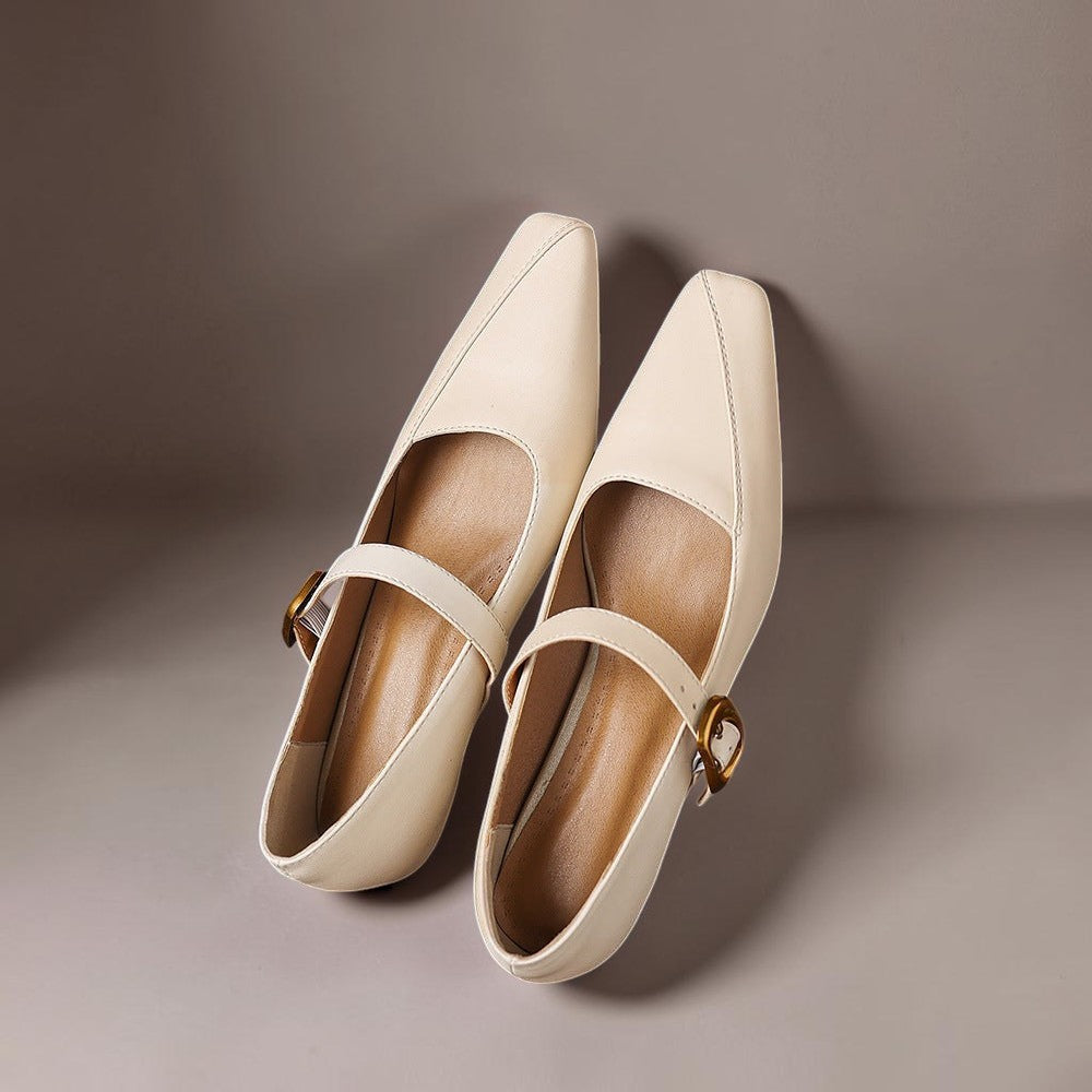 Cristina | Sapatos Mary Jane de Salto com Fivela